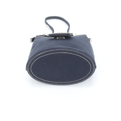 Unused Fendi Mamma Bucket Denim One Shoulder Bag Shoulder Hand Navy Blue