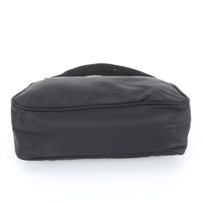 Prada Tessuto Nylon Triangle Logo Handbag Tote Black Women's RRM Da22-6