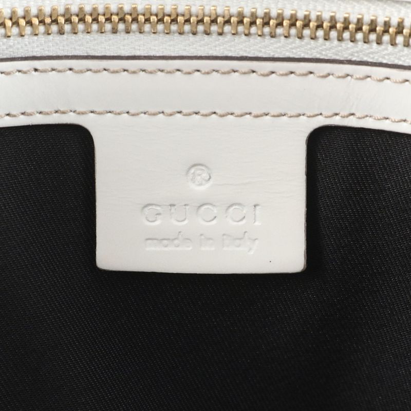 Gucci Sherry Line Interlocking G 162094 Leather Tote Bag Shoulder A4 Ladies RRM