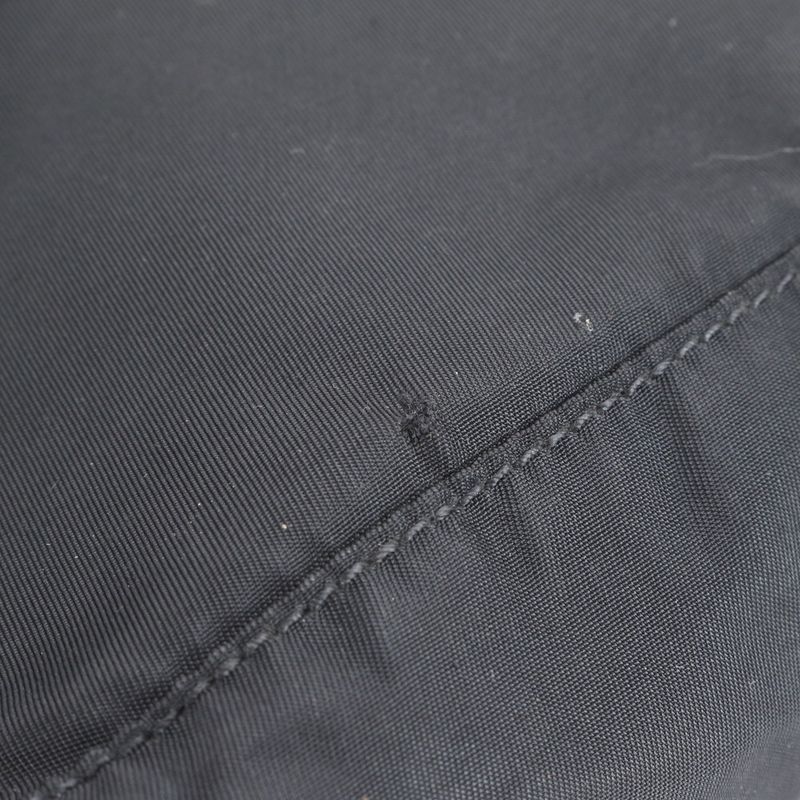 Prada Tessuto Nylon Triangle Logo Shoulder Bag Crossbody Messenger Black Men's