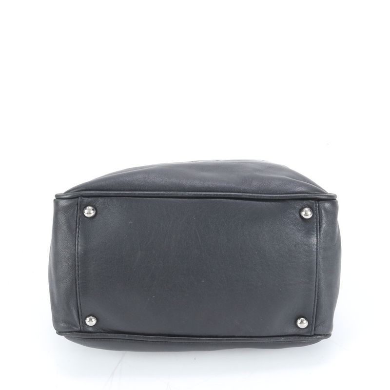 Chanel With Serial Seal Camellia Coco Mark Lambskin Leather Tote Bag Shoulder