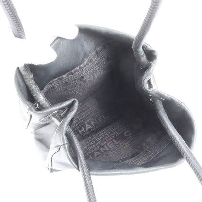 Chanel With Serial Seal Camellia Coco Mark Lambskin Leather Tote Bag Shoulder