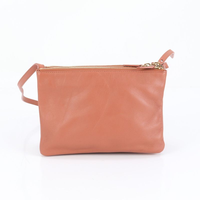 Celine Trio Leather Shoulder Bag Crossbody Genuine Leather Women RRM Da27-2