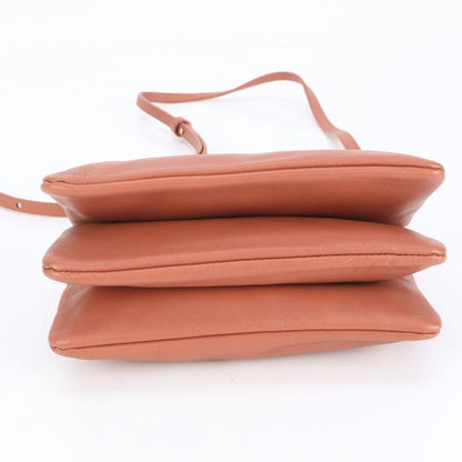 Celine Trio Leather Shoulder Bag Crossbody Genuine Leather Women RRM Da27-2