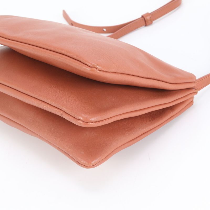 Celine Trio Leather Shoulder Bag Crossbody Genuine Leather Women RRM Da27-2