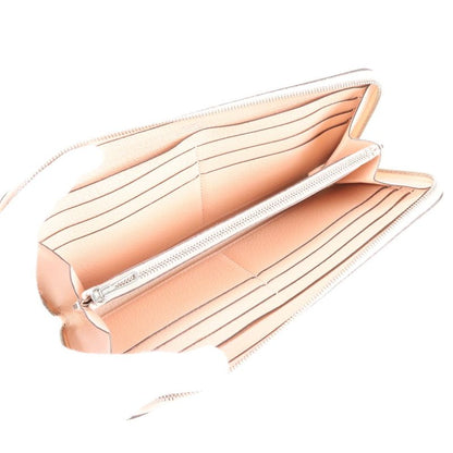 Hermes Azap Long Classic Leather Long Wallet Round Zipper Genuine Leather Women