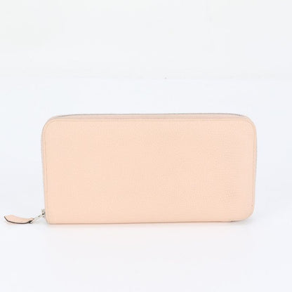 Hermes Azap Long Classic Leather Long Wallet Round Zipper Genuine Leather Women