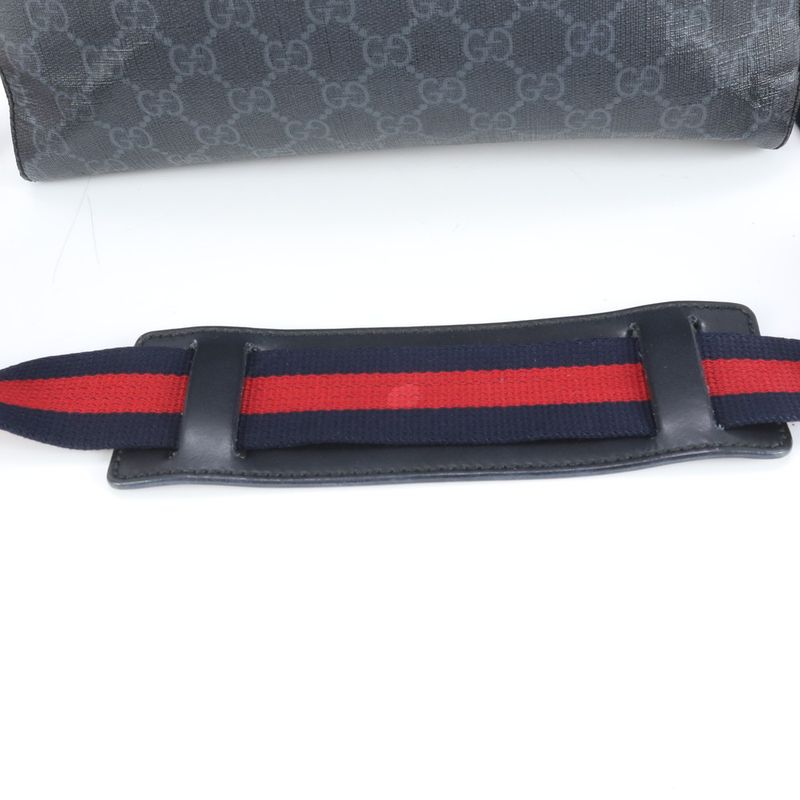 Gucci GG Supreme Sherry Line 474137 Leather Shoulder Bag Crossbody Messenger