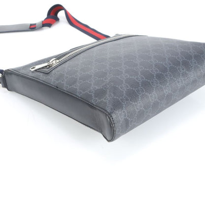 Gucci GG Supreme Sherry Line 474137 Leather Shoulder Bag Crossbody Messenger