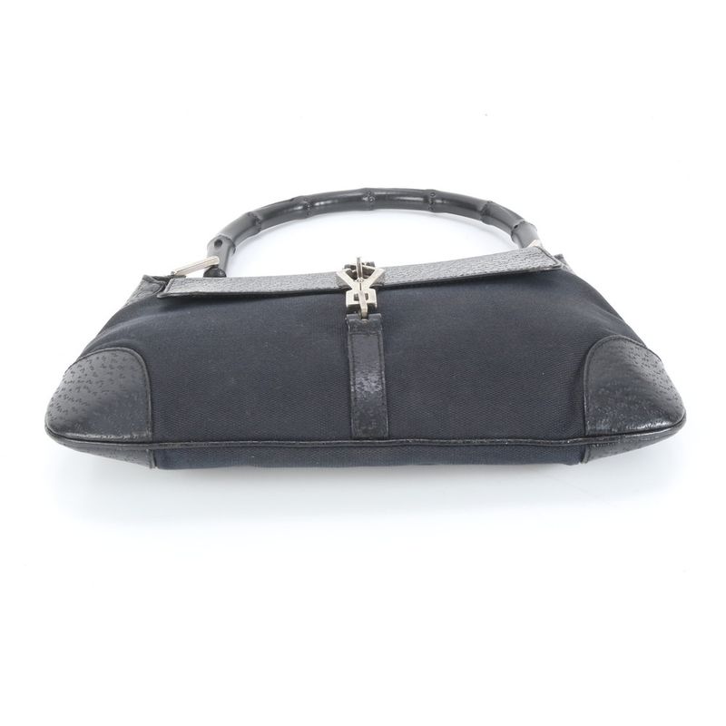 Gucci Bamboo Jackie 001 4096 Leather Shoulder Bag Shoulder Hand Genuine Leather