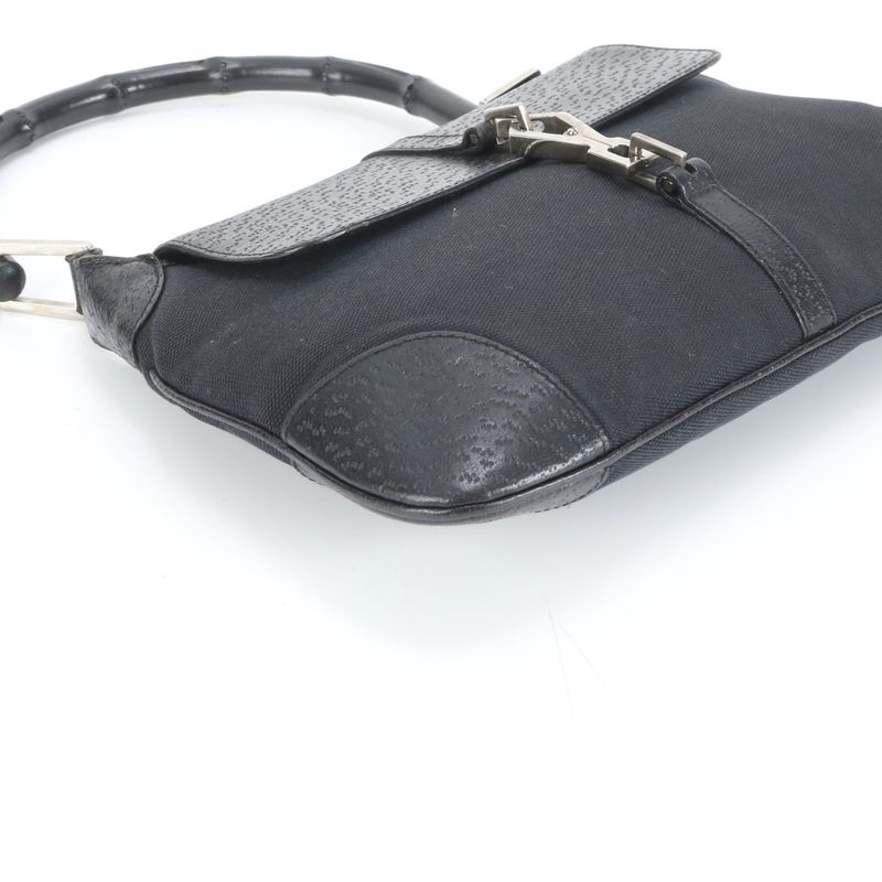 Gucci Bamboo Jackie 001 4096 Leather Shoulder Bag Shoulder Hand Genuine Leather