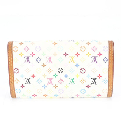 Louis Vuitton Monogram Multicolor Porte Trésor International M92659 Leather