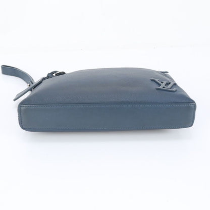 Louis Vuitton LV Aerogram Pochette M81029 Leather Second Bag With RFID Clutch