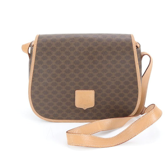 Celine Macadam Crossbody Leather Shoulder Bag Crossbody Hand Genuine Leather