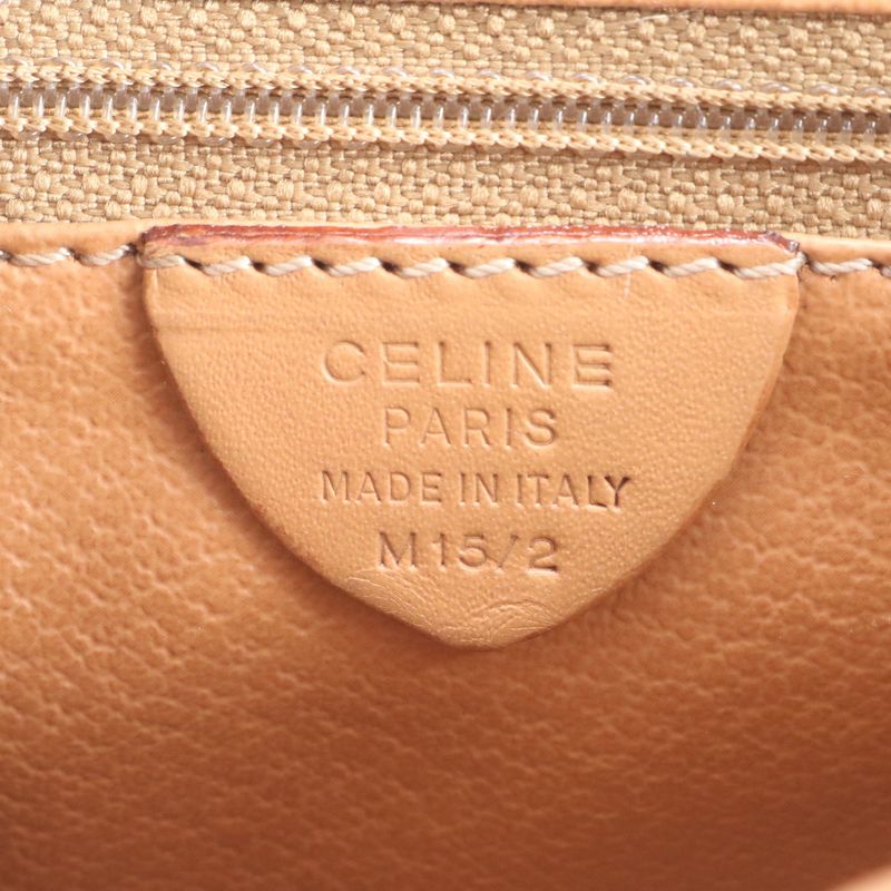 Celine Macadam Crossbody Leather Shoulder Bag Crossbody Hand Genuine Leather