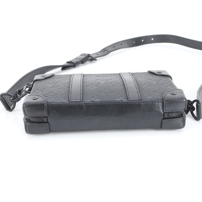 Louis Vuitton Monogram Eclipse Soft Trunk With RFID M80224 Leather Shoulder Bag