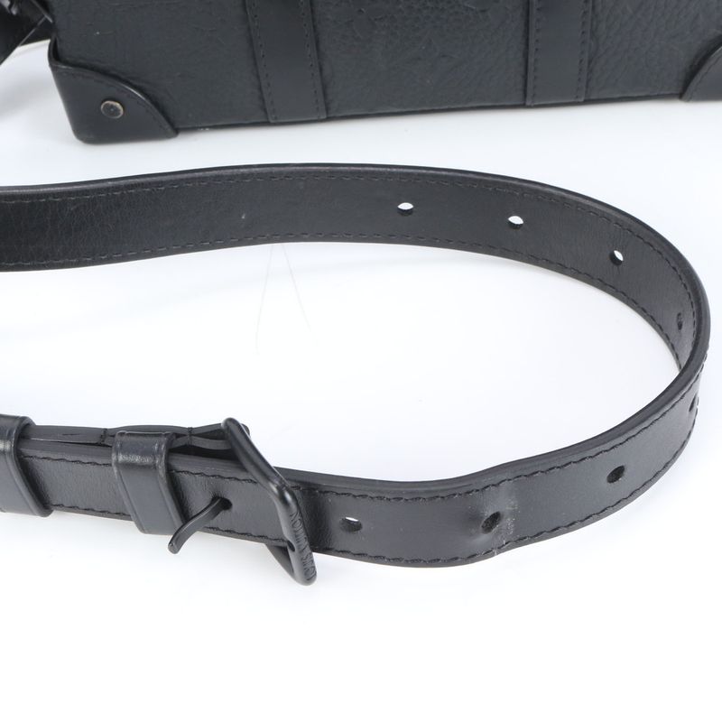 Louis Vuitton Monogram Eclipse Soft Trunk With RFID M80224 Leather Shoulder Bag