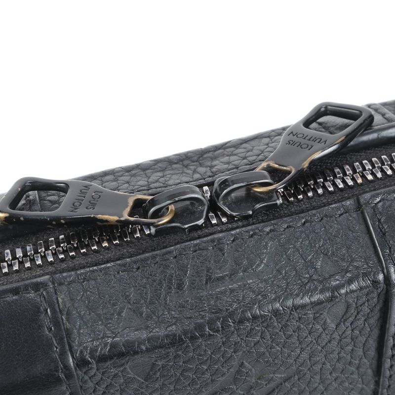 Louis Vuitton Monogram Eclipse Soft Trunk With RFID M80224 Leather Shoulder Bag