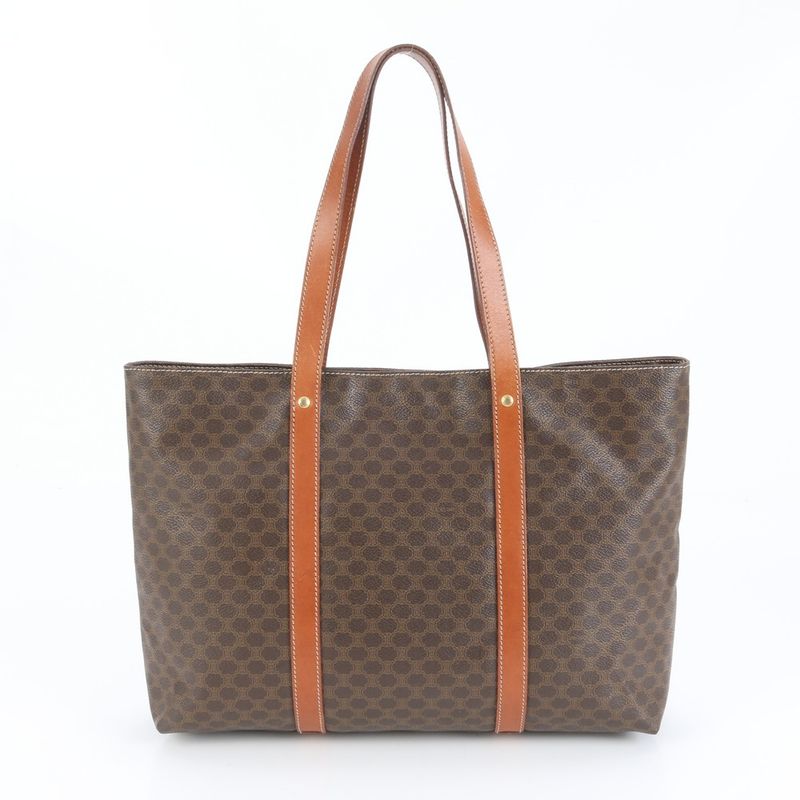 Celine Macadam Leather Tote Bag Shoulder Business Commute Document Bag A4 Men