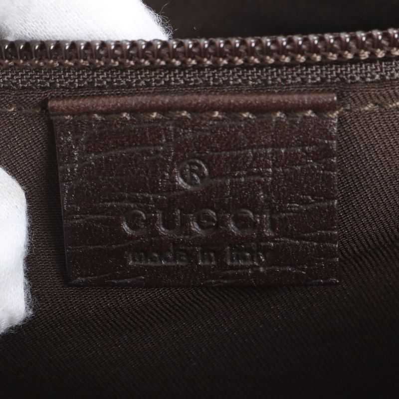 Gucci GG Supreme Sherry Line 145844 Leather Shoulder Bag Crossbody Messenger