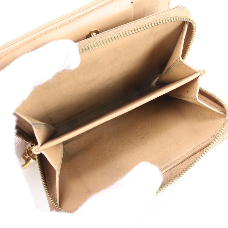 Louis Vuitton Monogram Coussin With RFID Portefeuille Roux Leather Fold Wallet