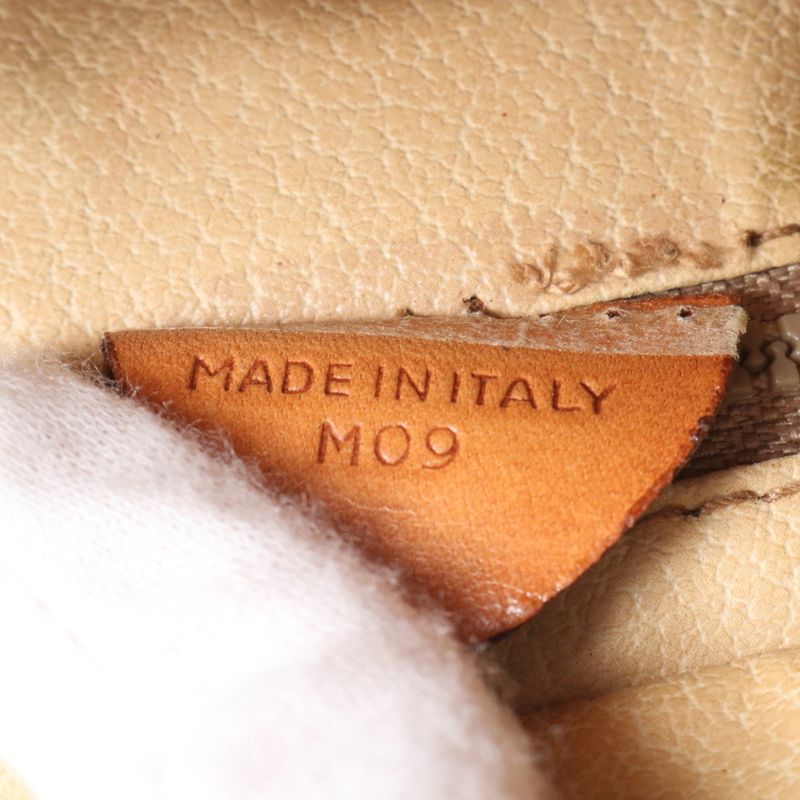 Vintage Celine Macadam Leather Tote Bag Shoulder Brown Women's EEM Da37-6