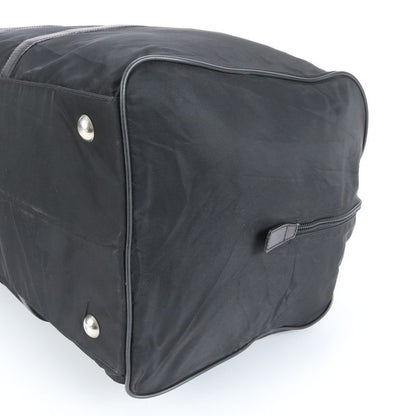 Prada Tessuto Nylon Saffiano Leather Boston Bag Business Travel Tote Carry