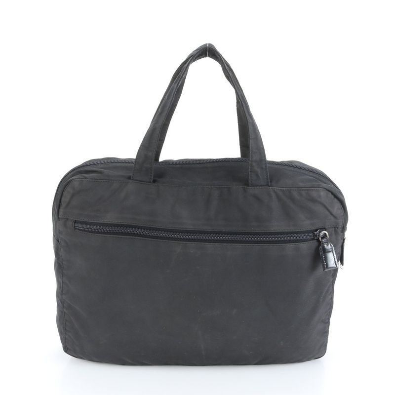 Prada Tessuto Nylon Tote Bag Shoulder Business Commuter Document Bag Black Men