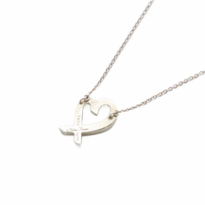 Tiffany & Co Tiffany & CO Loving Heart 925 Necklace Pendant In Silver