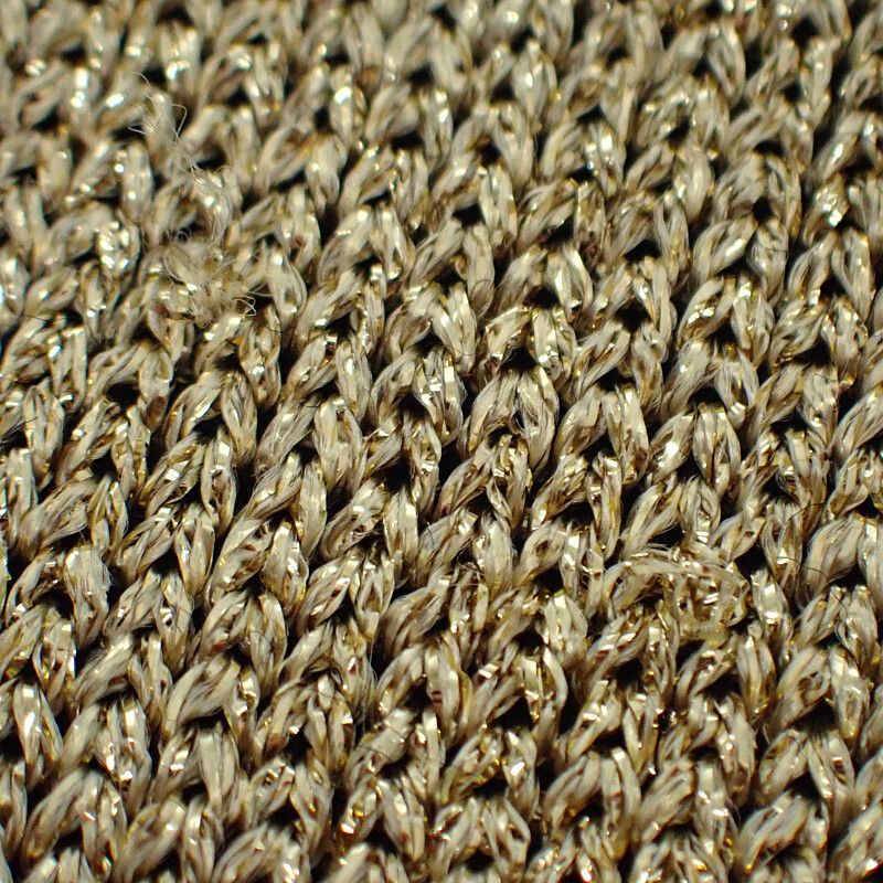 Louis Vuitton Echarpe Glitter M76167 Scarf Wool Rayon Gold Ladies Men's [grade A