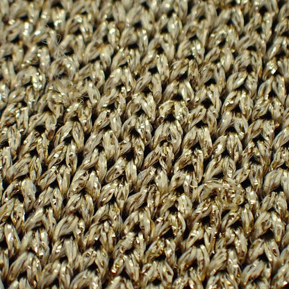 Louis Vuitton Echarpe Glitter M76167 Scarf Wool Rayon Gold Ladies Men's [grade A