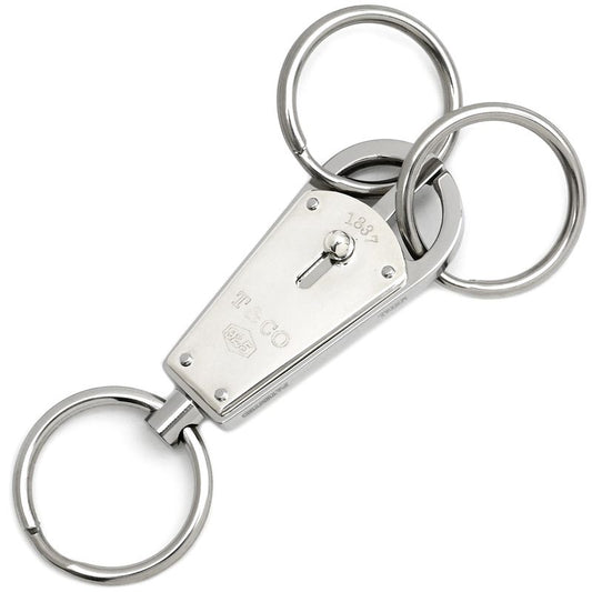 Tiffany & Co Tiffany & Co Key Holder 1837 Makers Bullet Key Ring Silver 925