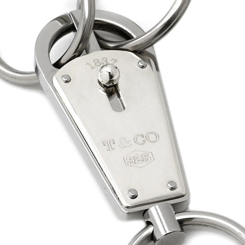 Tiffany & Co Tiffany & Co Key Holder 1837 Makers Bullet Key Ring Silver 925