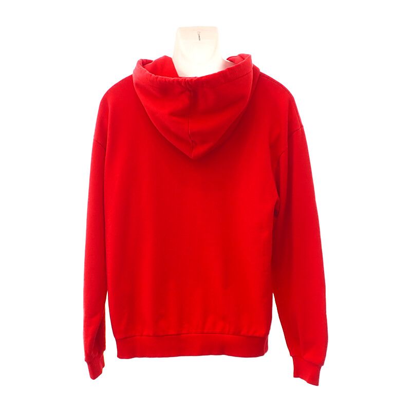 Celine Loose Hoodie Size L 2y321670q Hoodie Pullover Cotton Red Mens [A Rank
