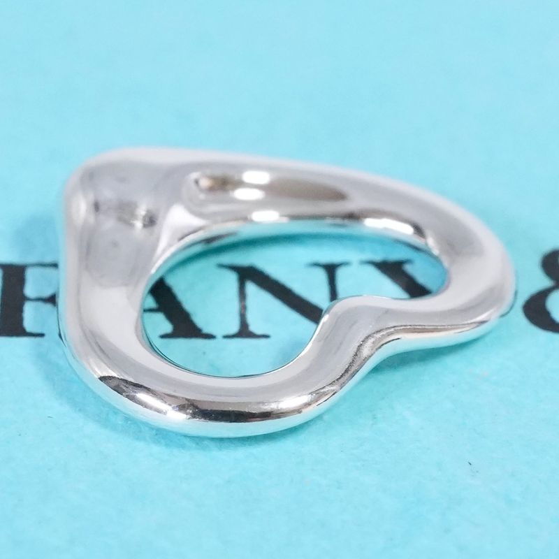 1.7mm (0.07in) Tiffany & Co Open Heart Pendant Top 25-1912