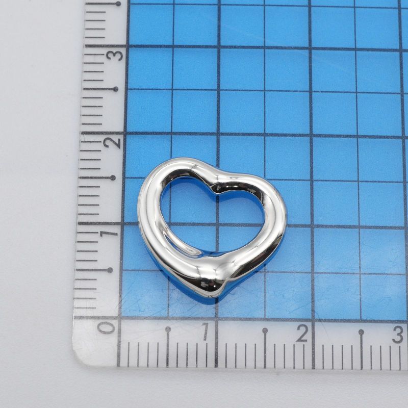 1.7mm (0.07in) Tiffany & Co Open Heart Pendant Top 25-1912