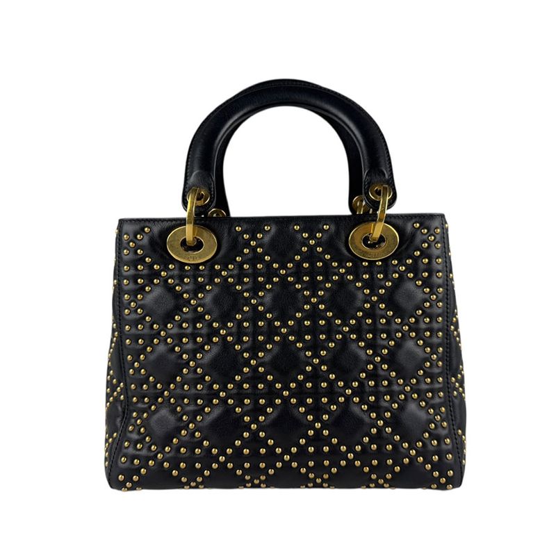 Christian DIOR Shoulder Bag Handbag Lady Dior