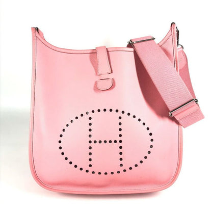 Hermes Shoulder Bag Evelyn 3 GM Evelyn GM Epson Rose Confetti Pink