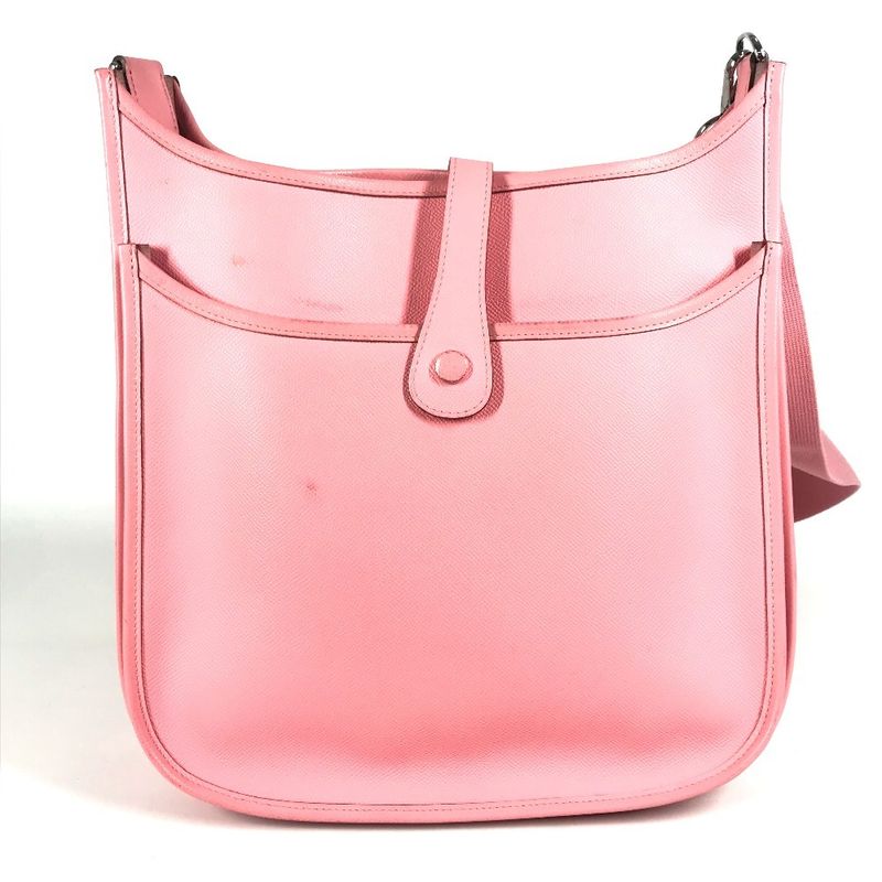Hermes Shoulder Bag Evelyn 3 GM Evelyn GM Epson Rose Confetti Pink