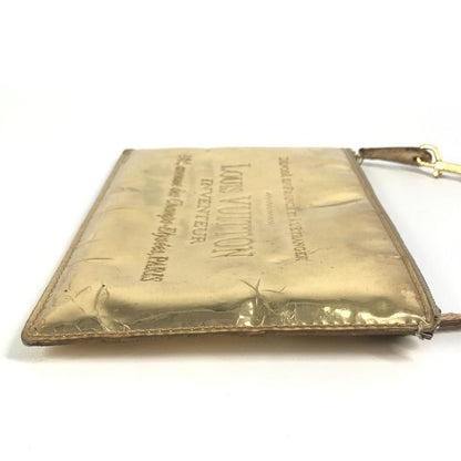 Louis Vuitton Pochette Platte Handbag M95278 Leather Gold