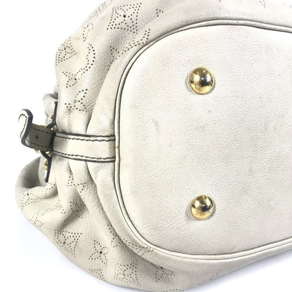 Louis Vuitton Shoulder Bag Mahina L M93819 Monogram Mahina Leather Opal White