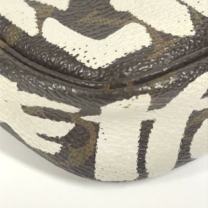 Louis Vuitton Shoulder Bag Pochette Accessoire Monogram Graffiti Canvas Argent