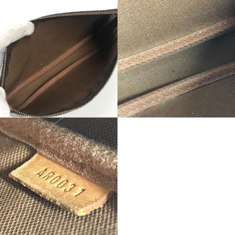 Louis Vuitton Shoulder Bag Pochette Accessoire Monogram Graffiti Canvas Argent