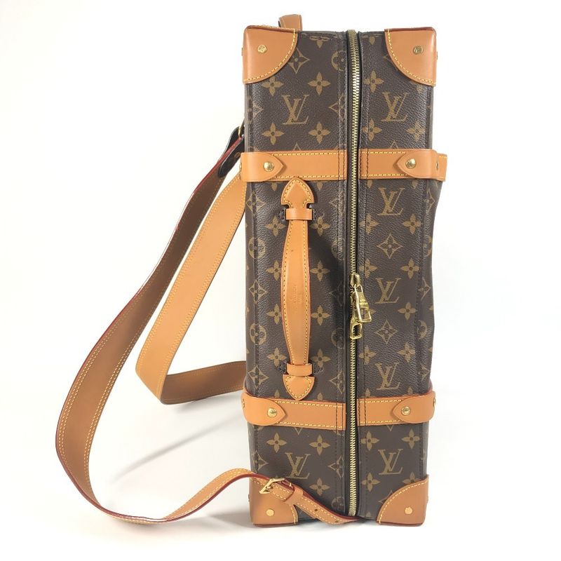 Louis Vuitton Backpack Sac Soft Trunk Backpack MM M44749 Monogram Canvas Brown