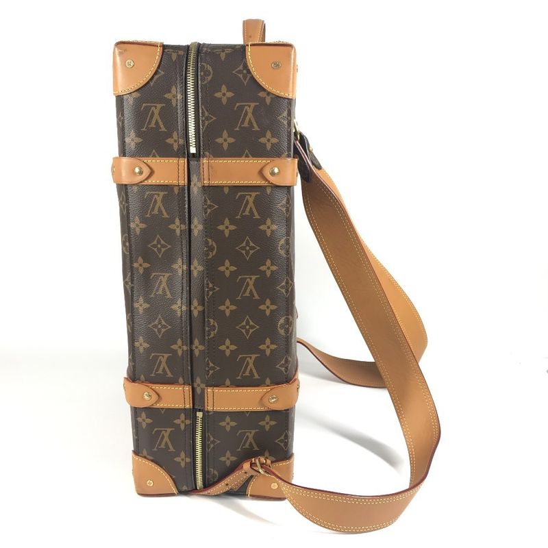 Louis Vuitton Backpack Sac Soft Trunk Backpack MM M44749 Monogram Canvas Brown