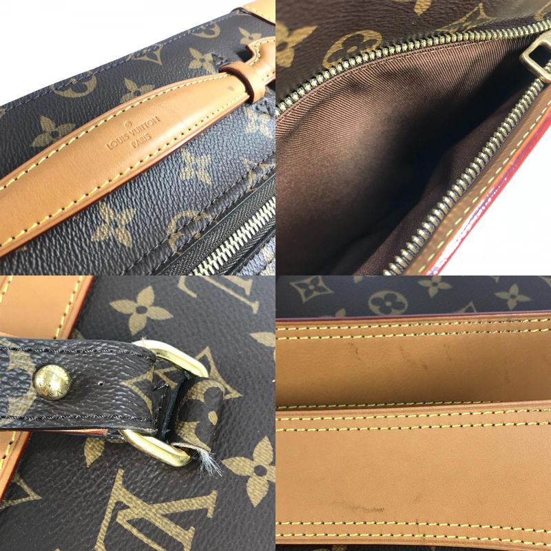 Louis Vuitton Backpack Sac Soft Trunk Backpack MM M44749 Monogram Canvas Brown