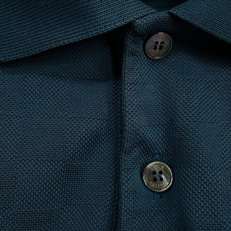 Louis Vuitton Short Sleeve Polo Shirt Size XL Men's - Rm191q JUV H7y40w Blue