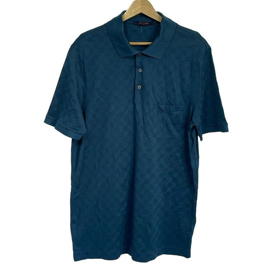Louis Vuitton Short Sleeve Polo Shirt Size XL Men's - Rm191q JUV H7y40w Blue