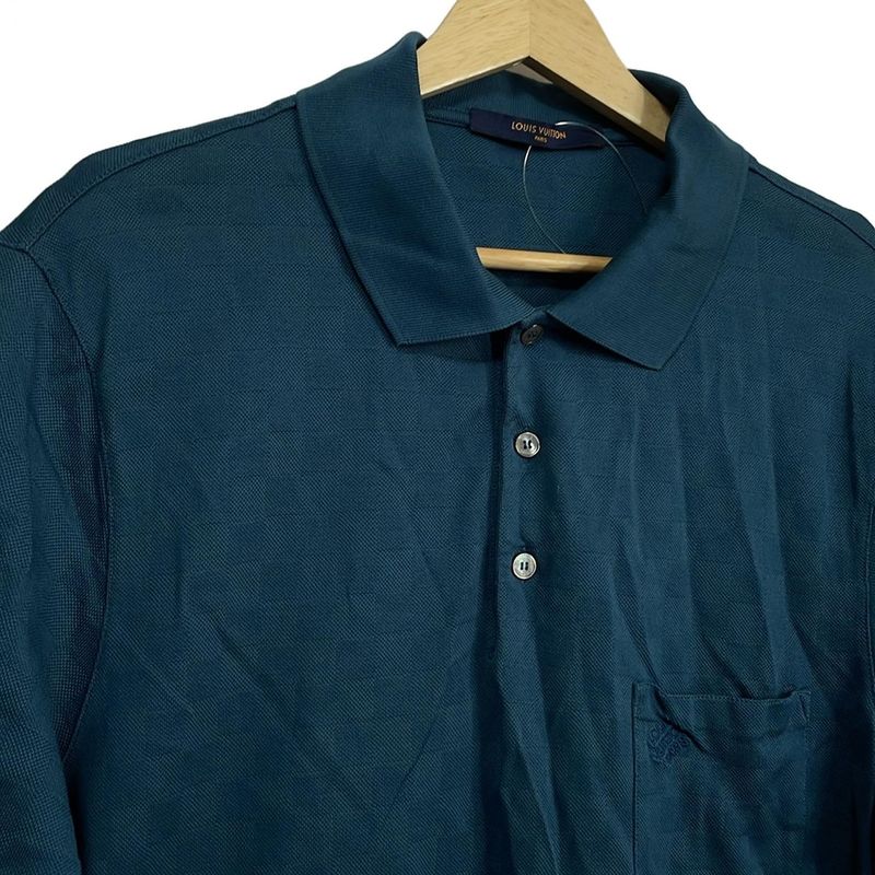 Louis Vuitton Short Sleeve Polo Shirt Size XL Men's - Rm191q JUV H7y40w Blue