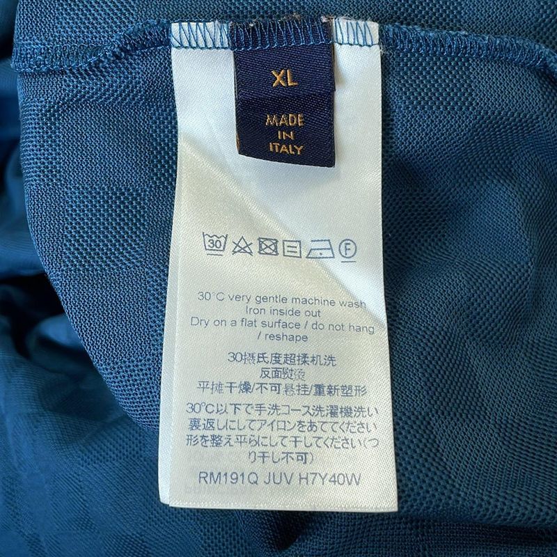 Louis Vuitton Short Sleeve Polo Shirt Size XL Men's - Rm191q JUV H7y40w Blue